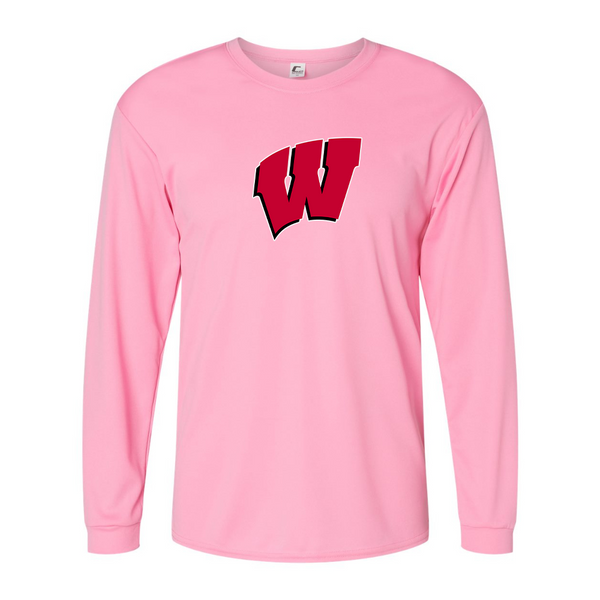 Men's  Wisconsin Badgers Performance Long Sleeve T-Shirt