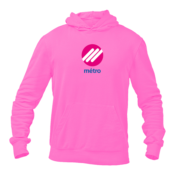 Men's Lausanne Métro Logo  Pullover Hoodie