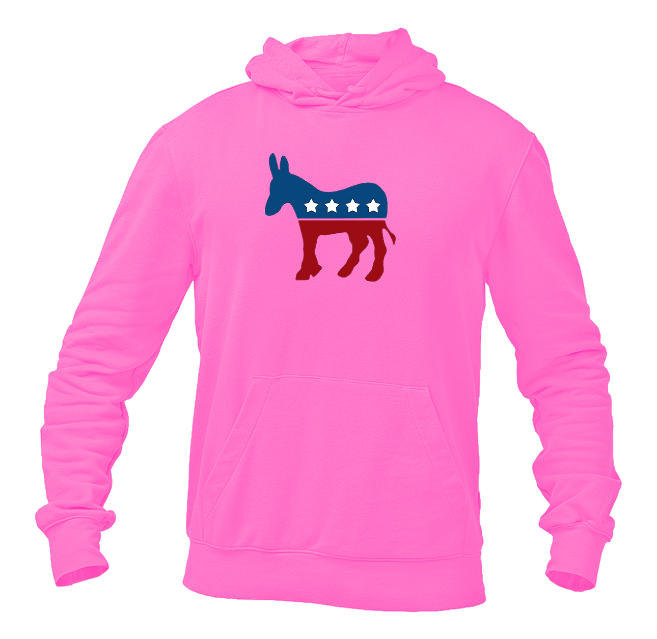 Men's  Democrat Election Symbol Pullover Hoodie