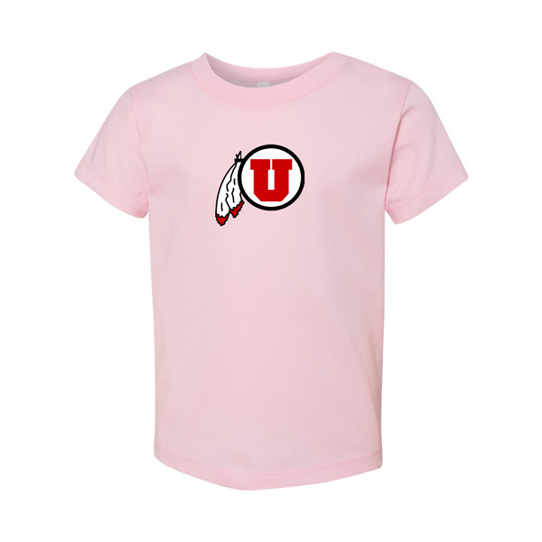 Utah Utes BELLA  CANVAS Toddler Jersey Tee