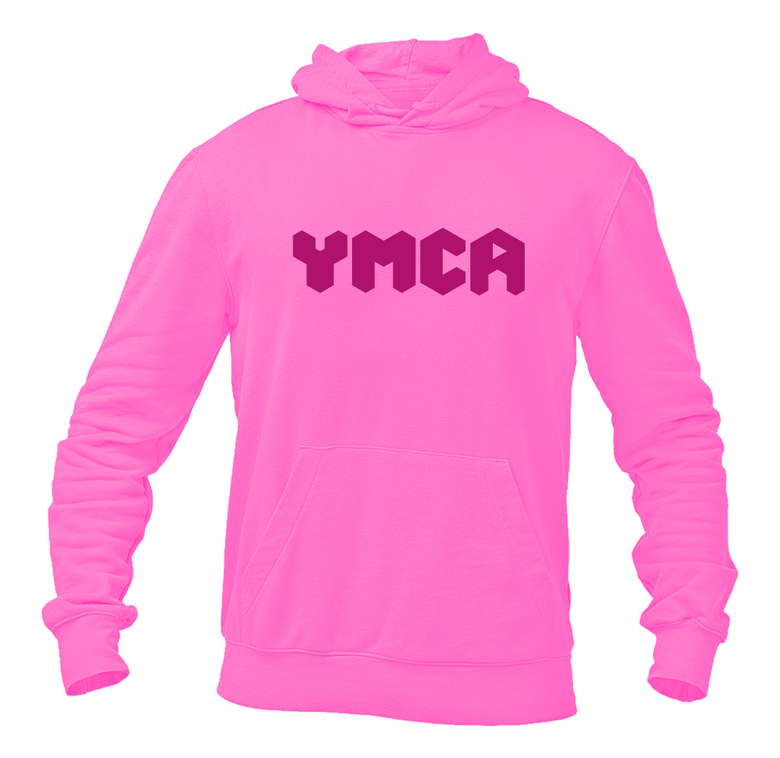 Men's YMCA Mauve Pullover Hoodie