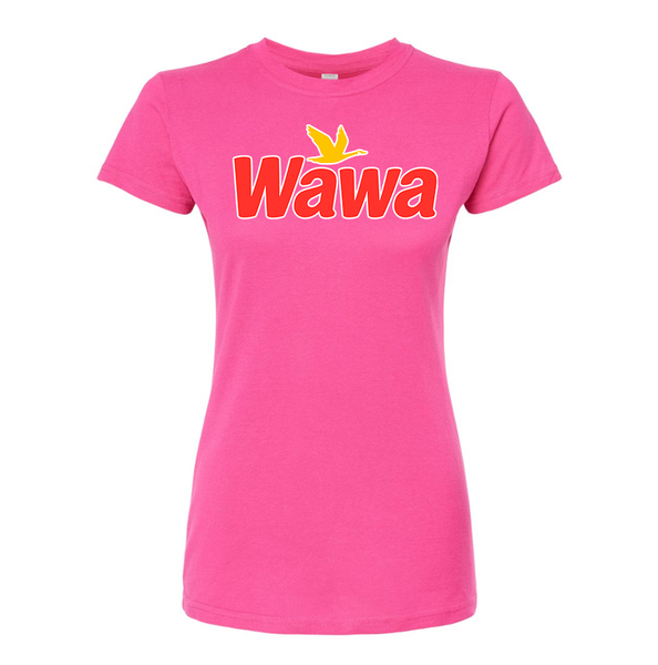 Women’s   Wawa Gas Station Round Neck T-Shirt