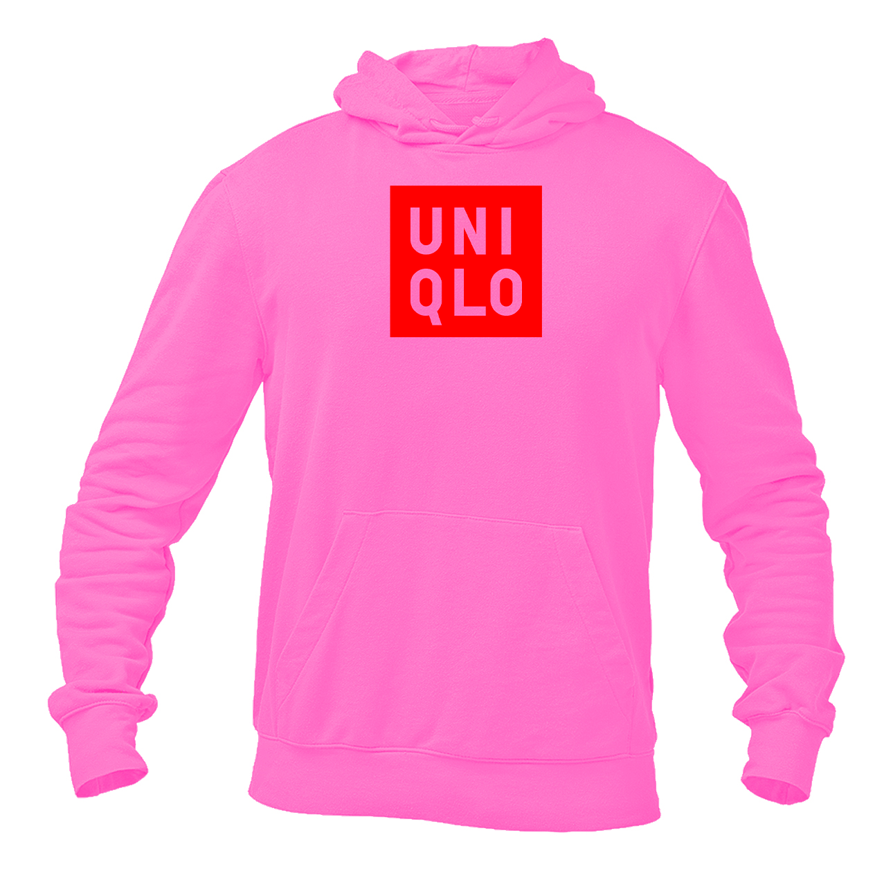 Men's Uniqlo Logo  Pullover Hoodie