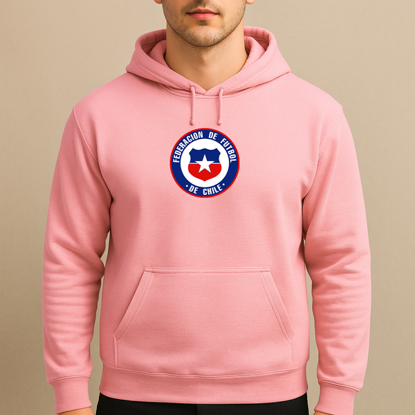 Men's Chile National Soccer Team  Pullover Hoodie