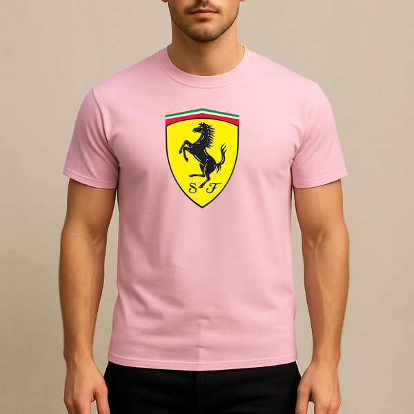 Men’s Ferrari Motorsport Car Cotton T-Shirt