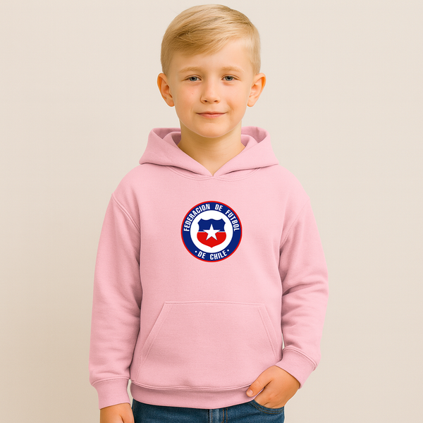 Youth Kids Chile national Soccer Team  Pullover Hoodie