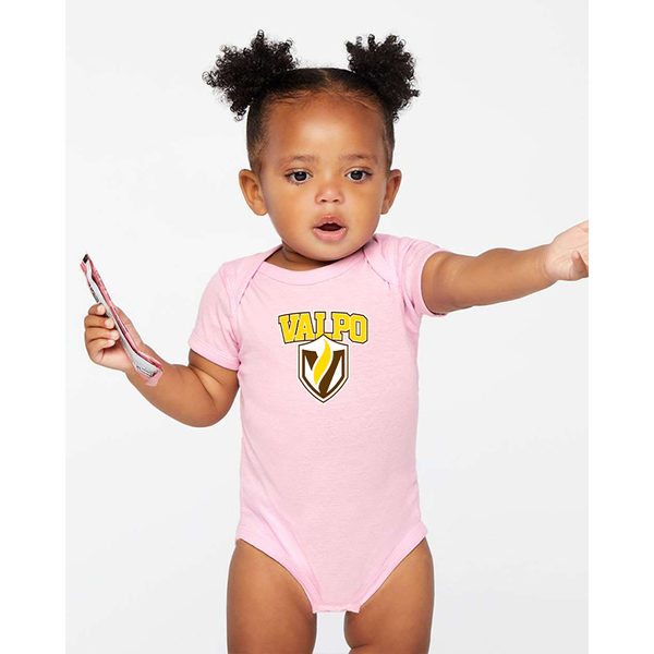 Valparaiso Crusaders  Rabbit Skins Infant Baby Rib Bodysuit