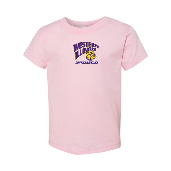 Western Illinois Leathernecks BELLA  CANVAS Toddler Jersey Tee