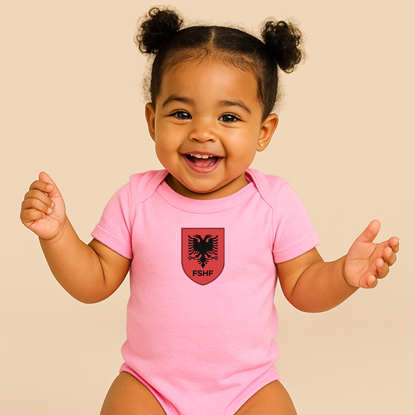 Albania National Soccer Team Baby Romper Onesie
