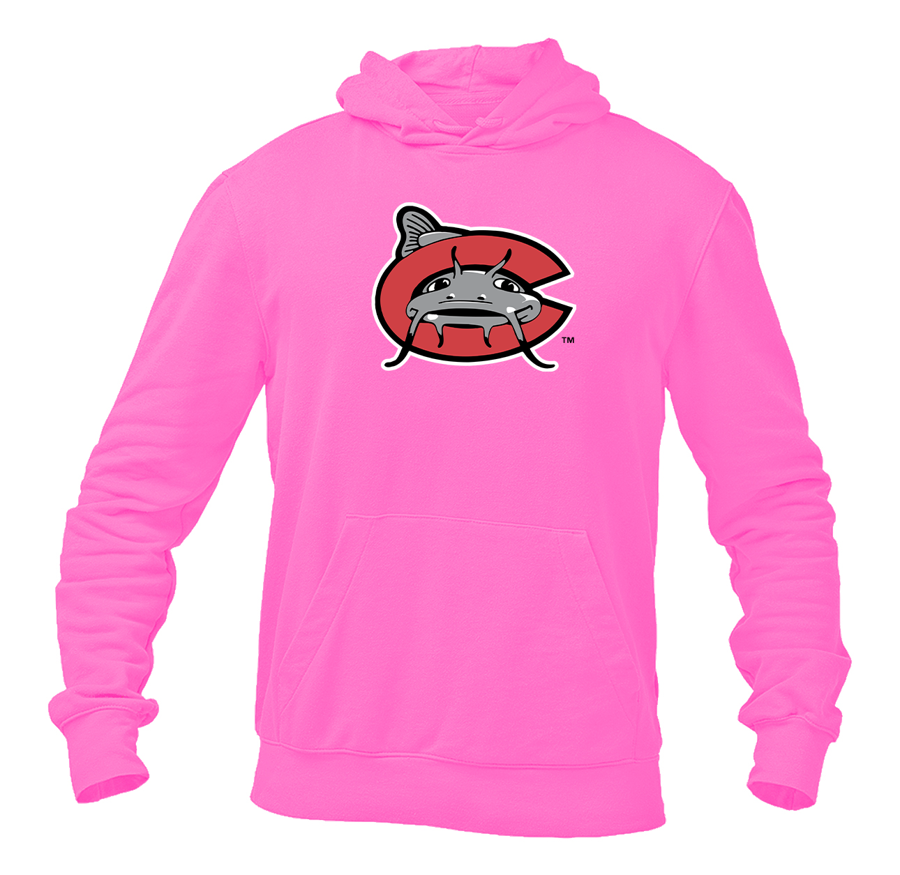 Men's Carolina Mudcats  Logo Pullover Hoodie