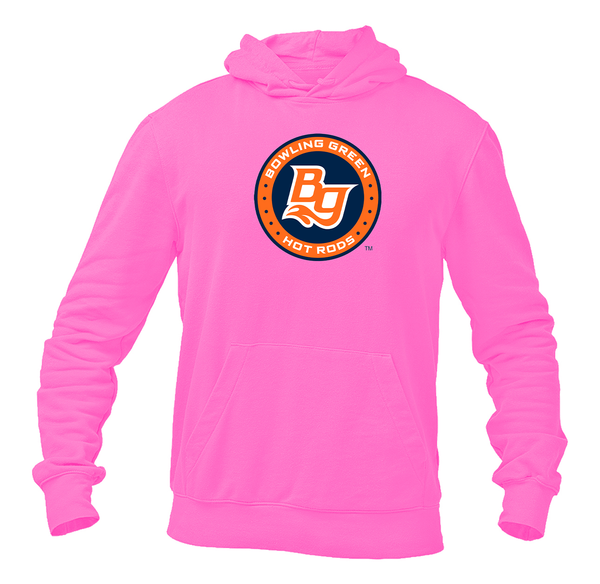 Men's Bowling Green Hot Rods Logo Pullover Hoodie