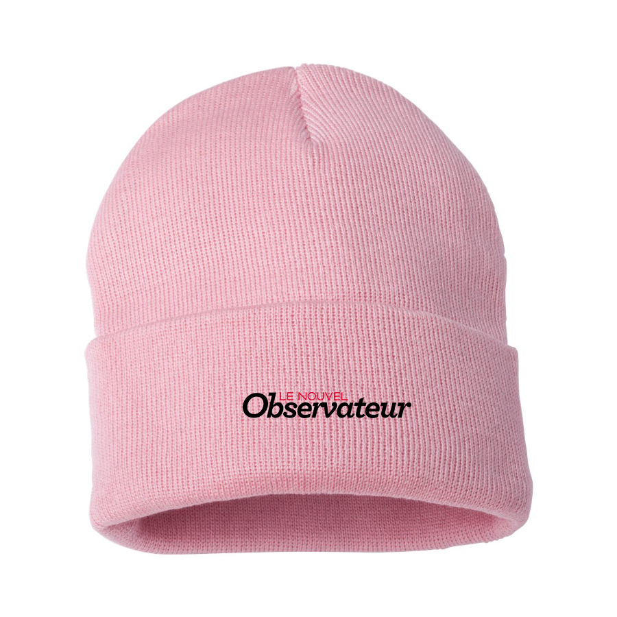 Le Nouvel Observateur Logo Beanie Hat