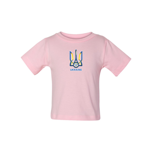 Ukraine National Football Soccer Team BELLA CANVAS Infant Jersey Tee