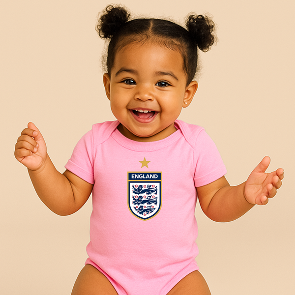 England National Soccer Team Baby Romper Onesie