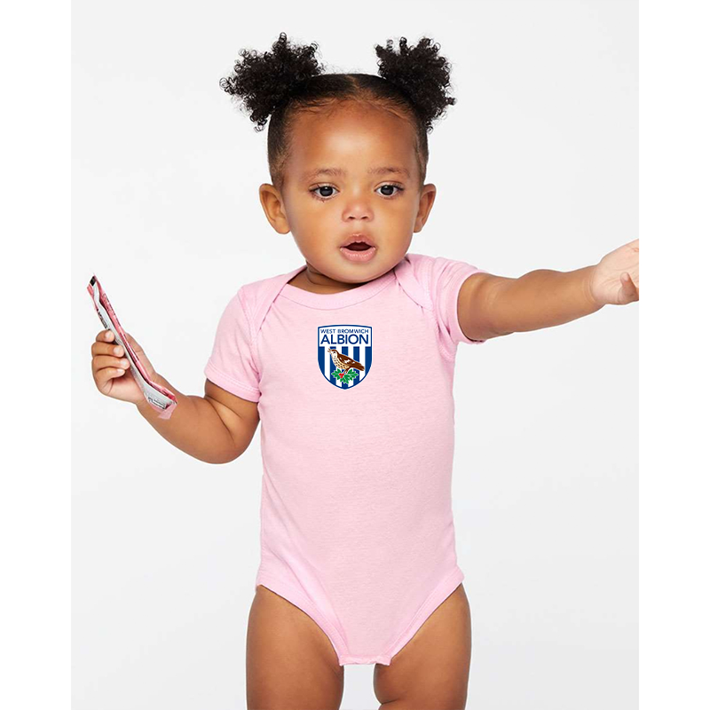 West Bromwich Albion Soccer  Baby Romper Onesie
