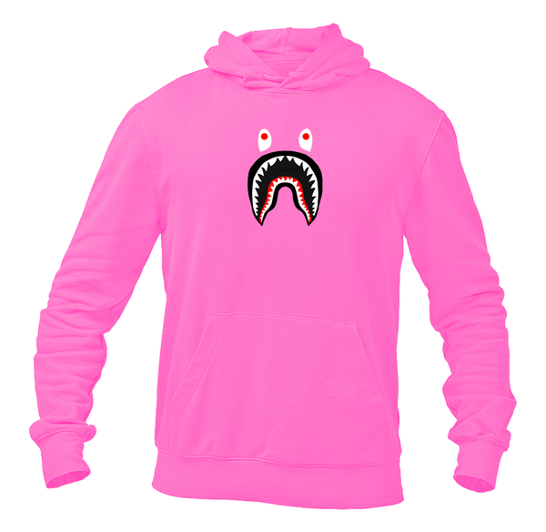 Men's BAPE Shark Logo Pullover Hoodie