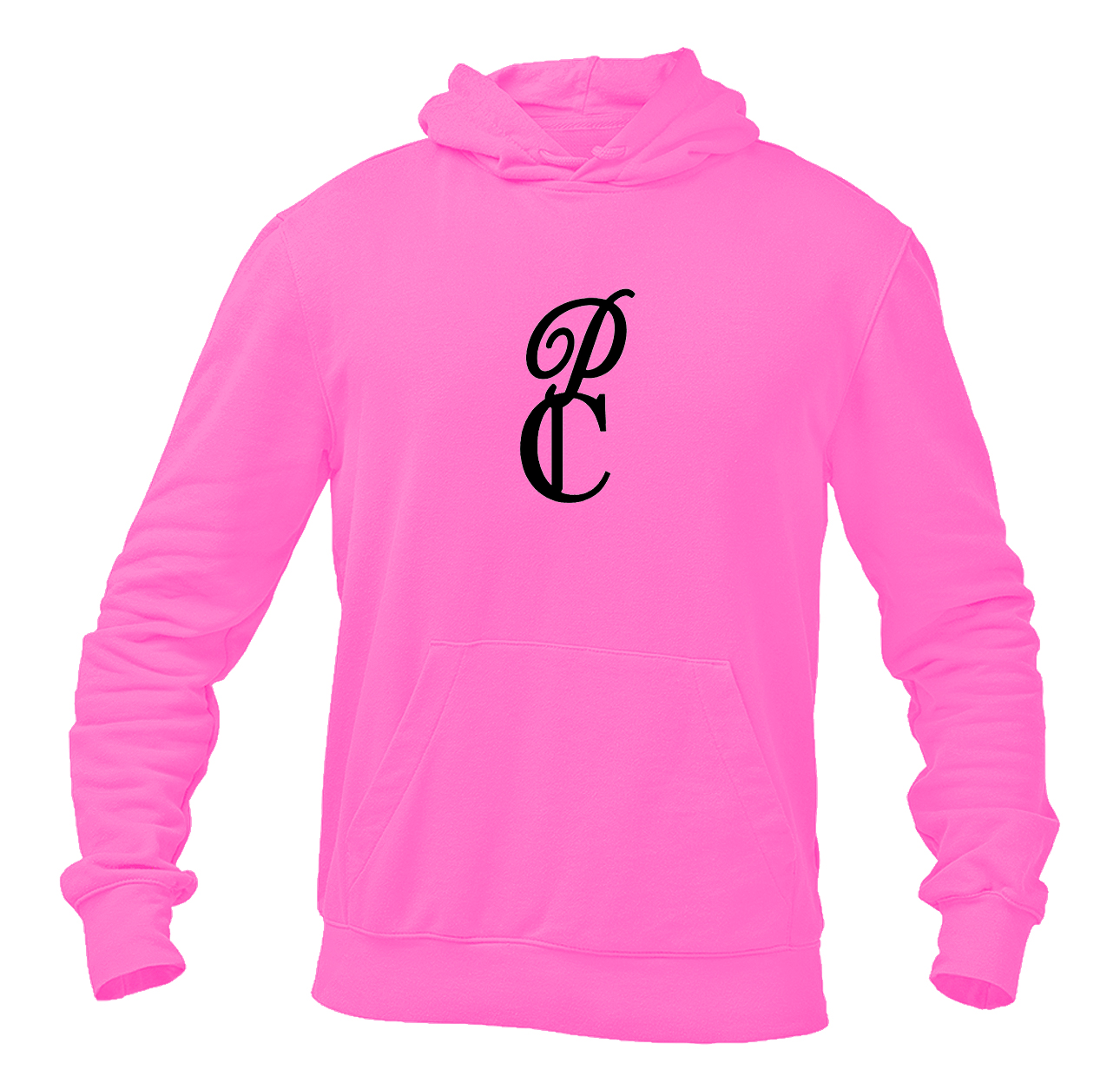 Men's  P & C Black  Pullover Hoodie