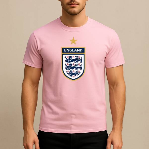 Men's England National Soccer Team Cotton T-Shirt