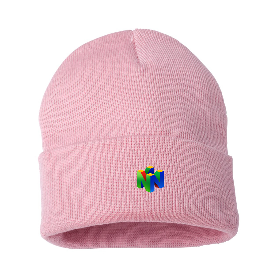 Nintendo N64  Logo Beanie Hat