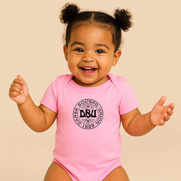 Baby Denmark Soccer Romper Onesie