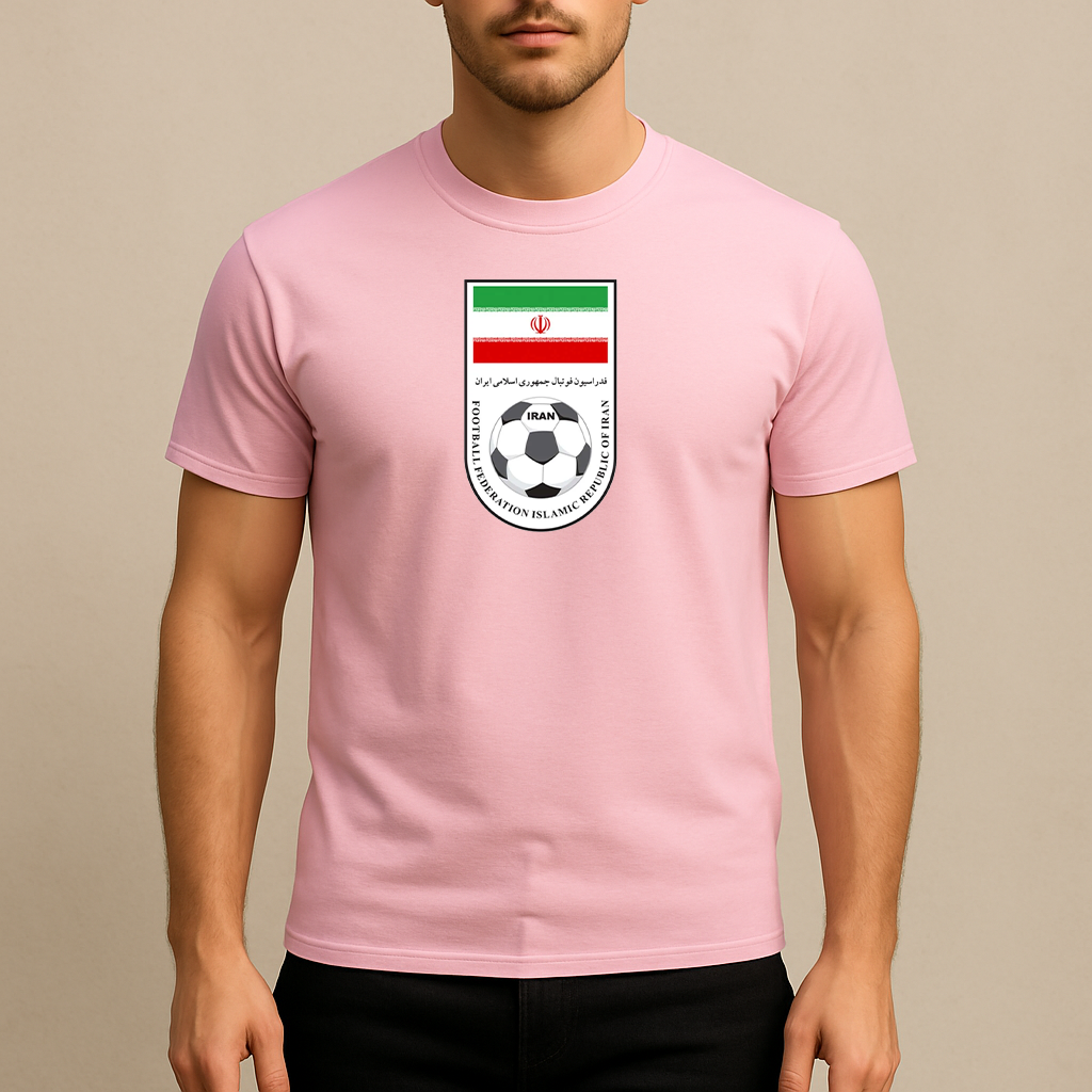 Men's Iran National Soccer Team Cotton T-Shirt