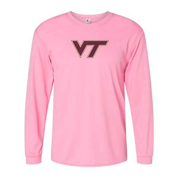 Men's Virginia Tech Hokies Performance Long Sleeve T-Shirt