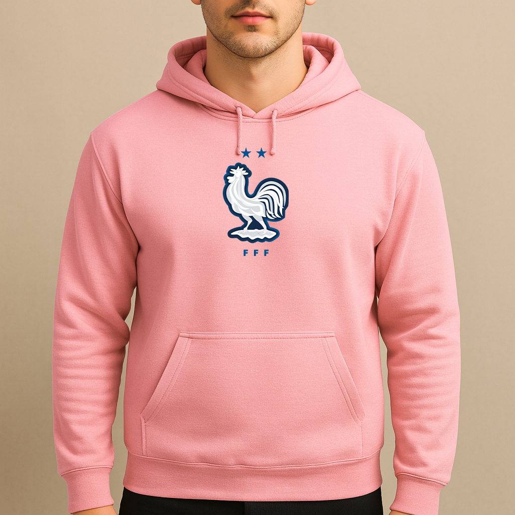 Men's France National Soccer Team Pullover Hoodie