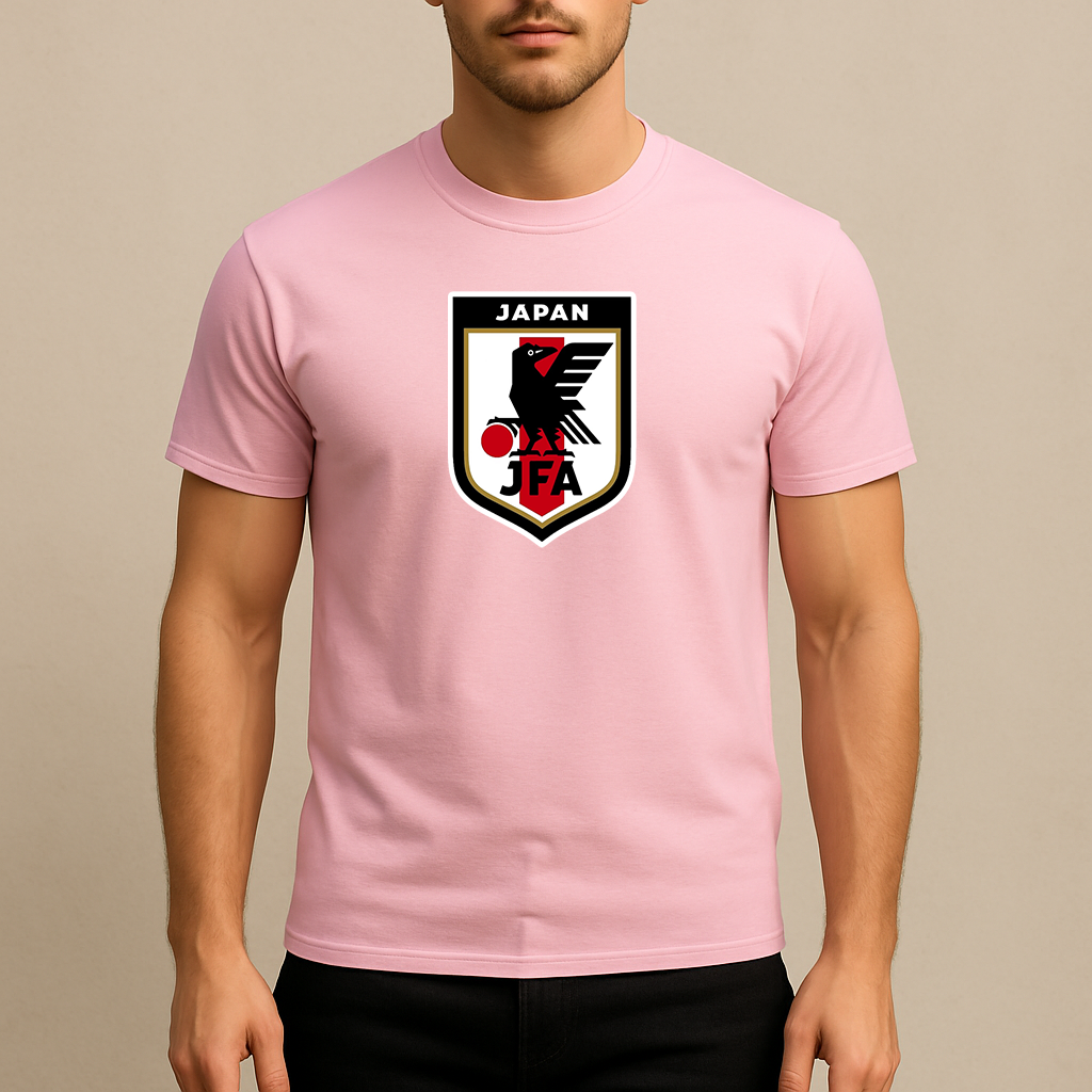Men's Japan National Soccer Team Cotton T-Shirt