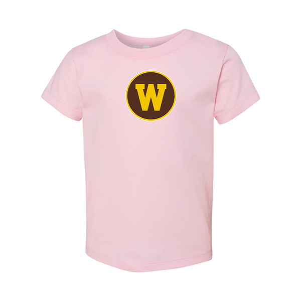 Western Michigan Broncos BELLA  CANVAS Toddler Jersey Tee