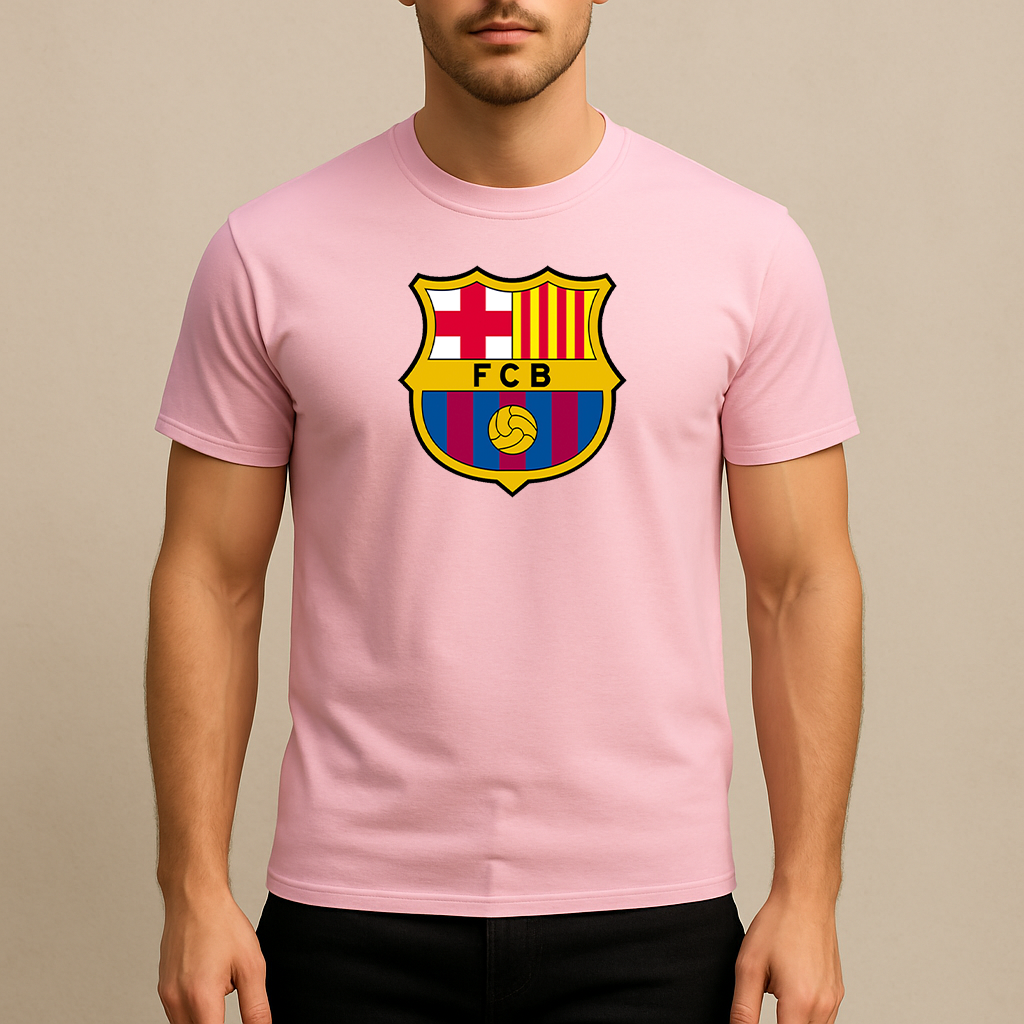Men's F.C. Barcelona Soccer Cotton T-Shirt