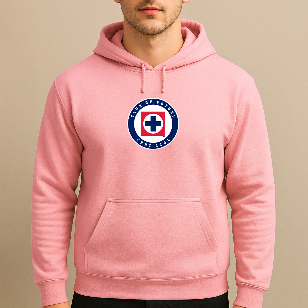 Men's Cruz Azul Football Club Pullover Hoodie