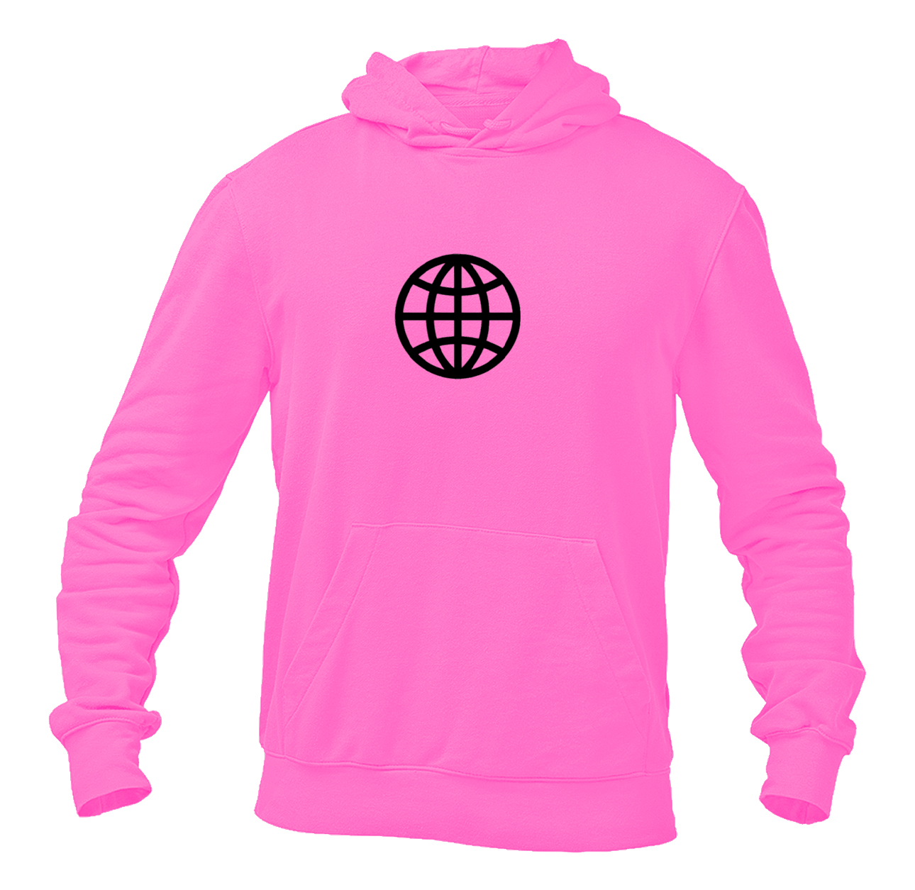 Men's Internet Globe Pullover Hoodie