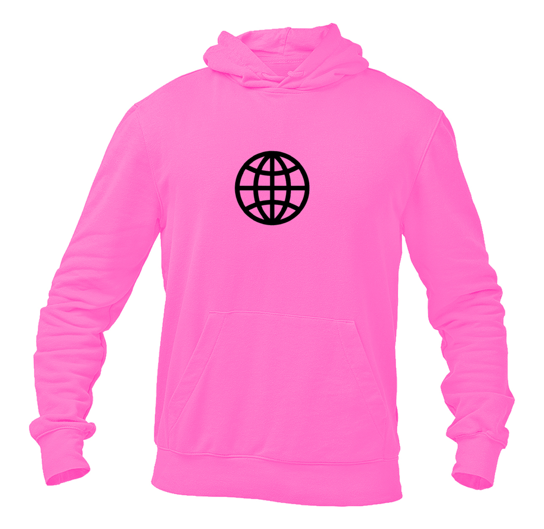 Men's Internet Globe Pullover Hoodie