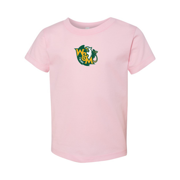 William and Mary Tribe BELLA  CANVAS Toddler Jersey Tee