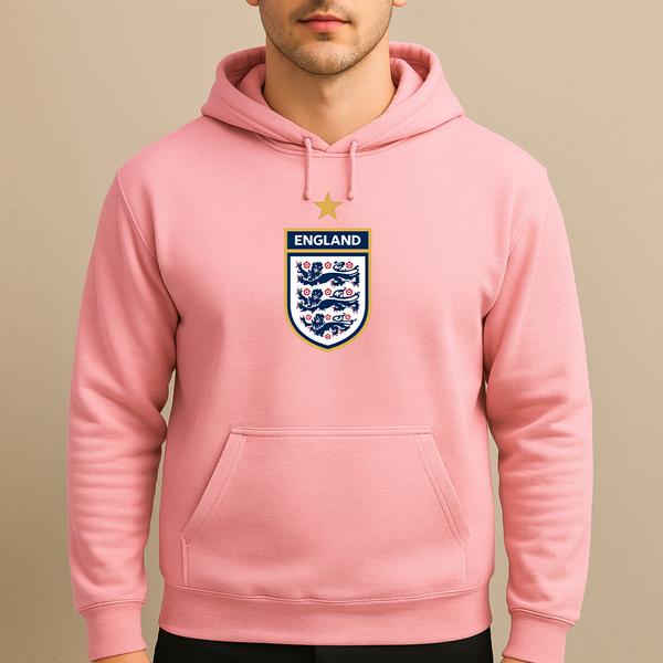 Men's England National Soccer Team Pullover Hoodie