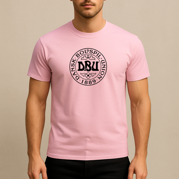 Men's Denmark Soccer Cotton T-Shirt