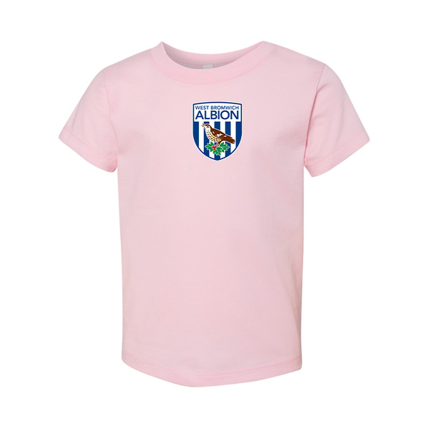 West Bromwich Albion Soccer BELLA  CANVAS Toddler Jersey Tee