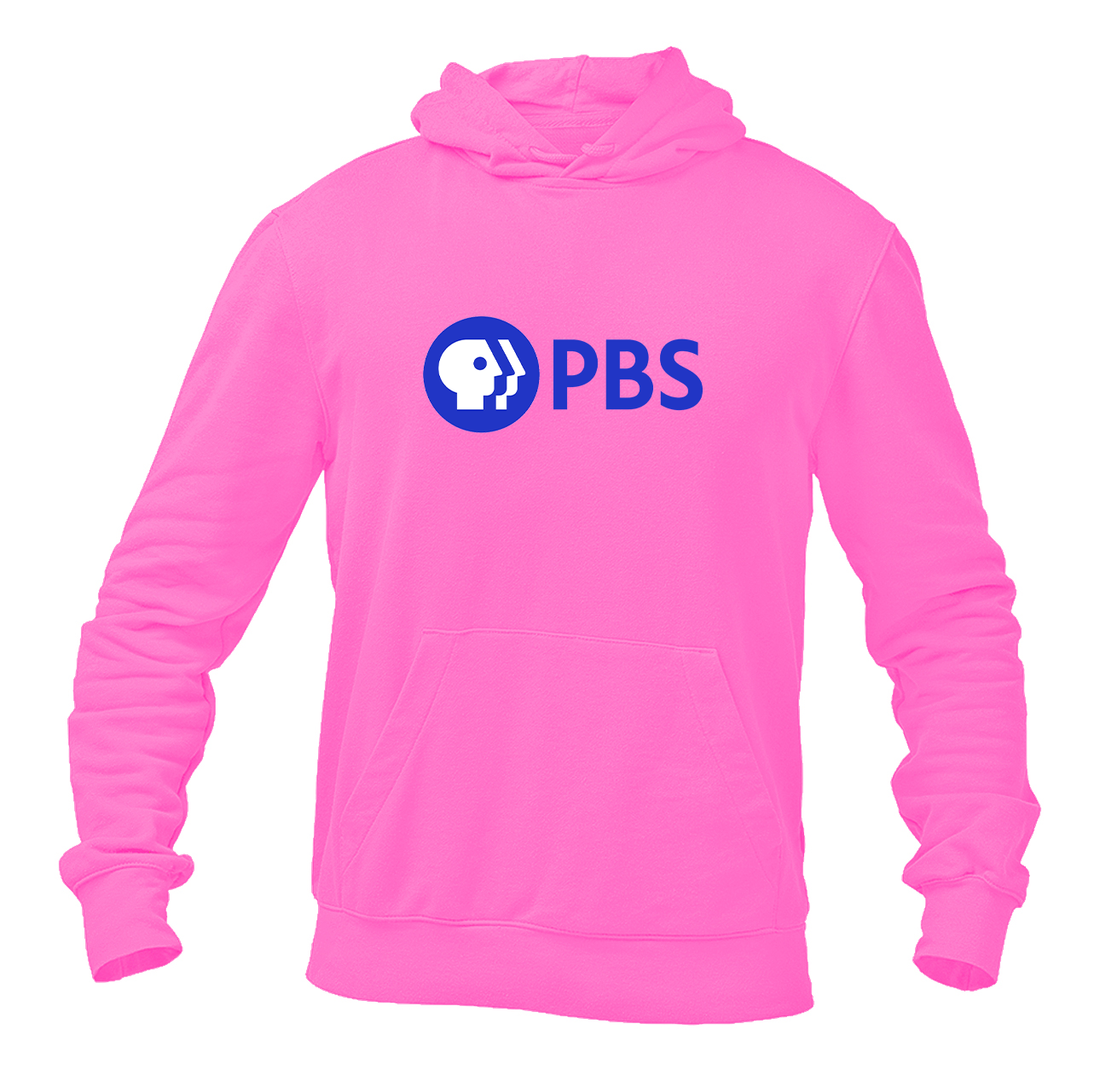 Men's PBS Blue  Pullover Hoodie