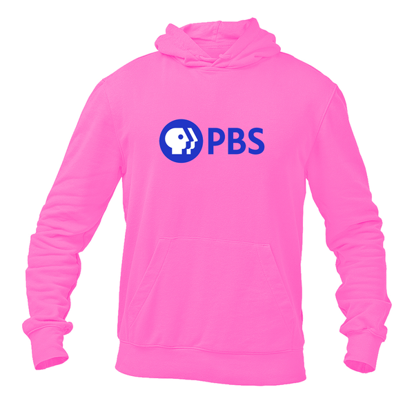 Men's PBS Blue  Softstyle Midweight Hooded Sweatshirt