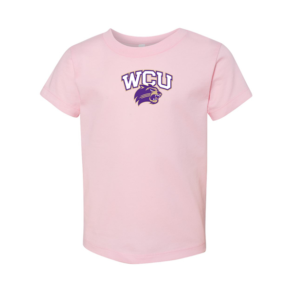 Western Carolina Catamounts BELLA  CANVAS Toddler Jersey Tee
