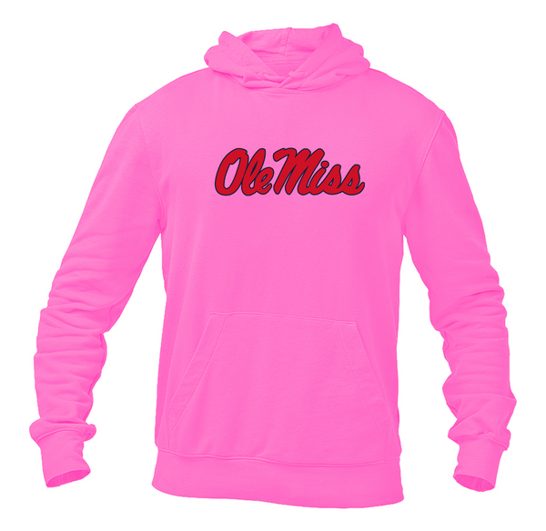 Men's Mississippi Rebels  Logo Pullover Hoodie