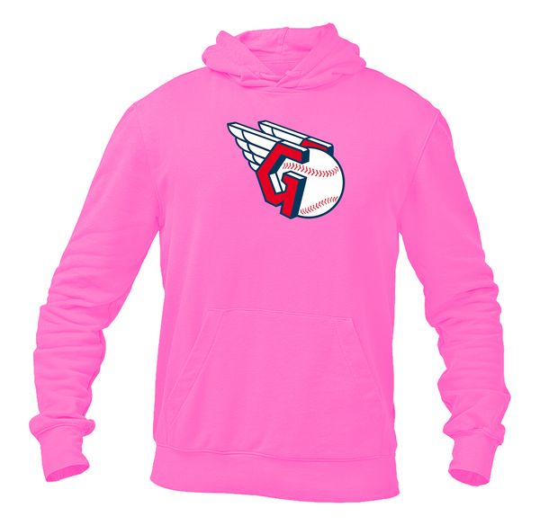 Men's Cleveland Guardians Logo Pullover Hoodie