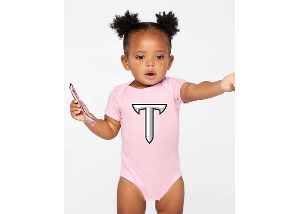 Troy Trojans Rabbit Skins Infant Baby Rib Bodysuit