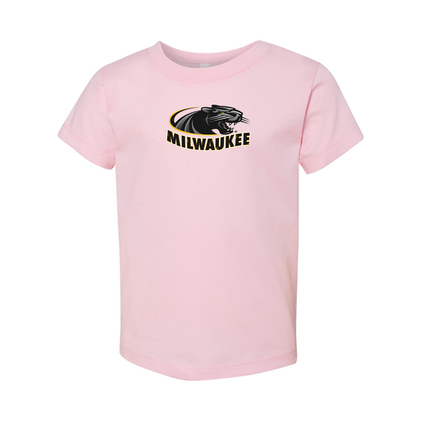 Wisconsin Milwaukee Panthers BELLA  CANVAS Toddler Jersey Tee