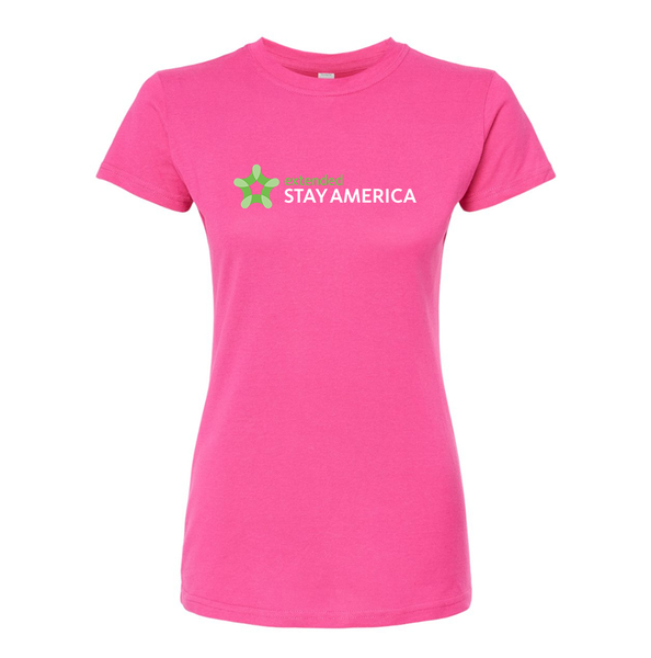 Women’s Extended Stay America  Round Neck T-Shirt
