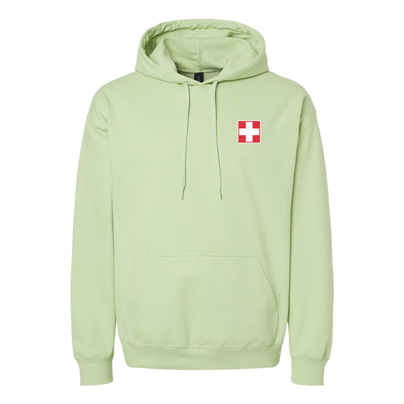 Men's  Switzerland National Football Soccer Team  Pullover Hoodie
