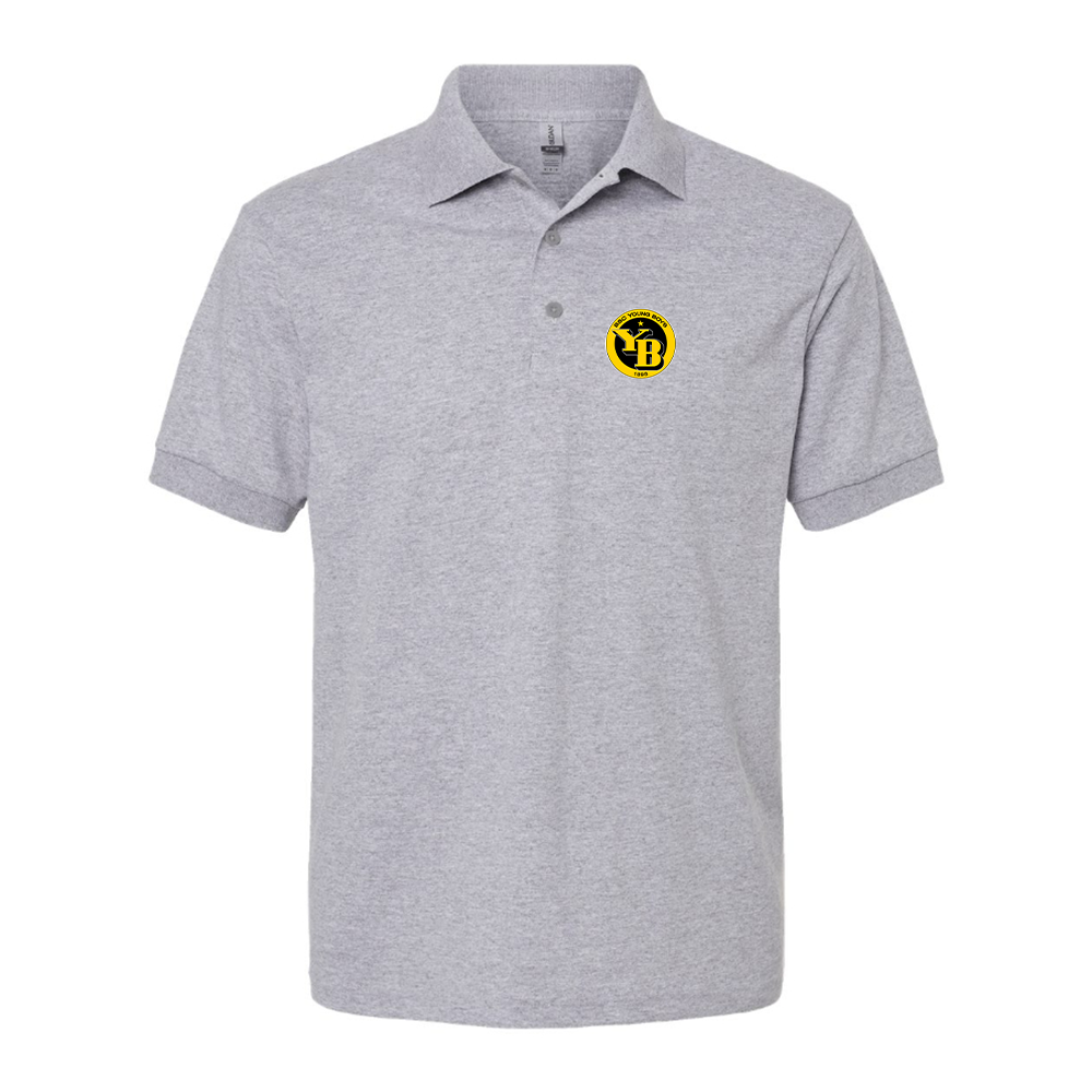 Men's Young Boys Soccer Dry Blend Polo - Grey