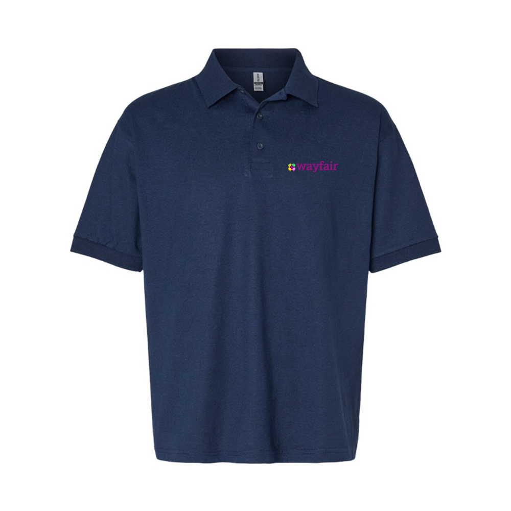 Men's Wayfair Logo Dry Blend Polo - Navy