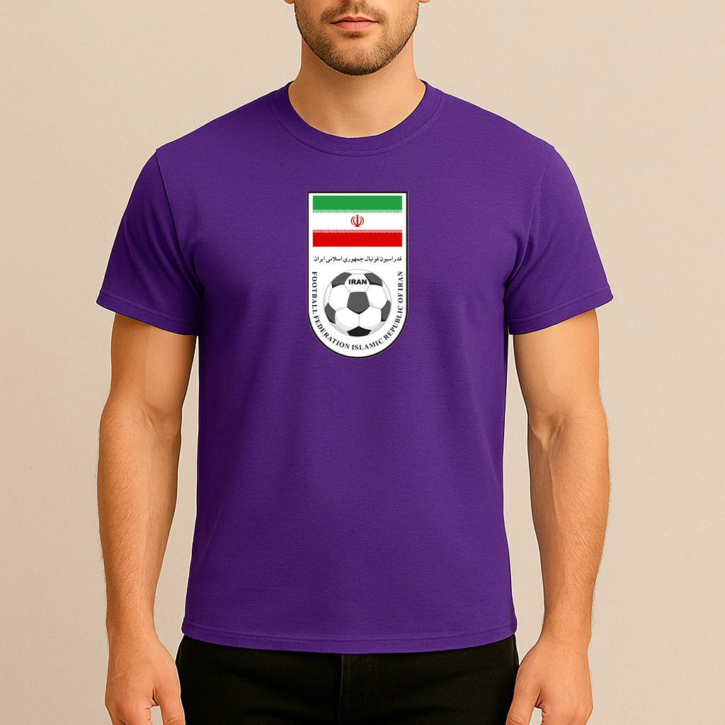 Men's Iran National Soccer Team Cotton T-Shirt