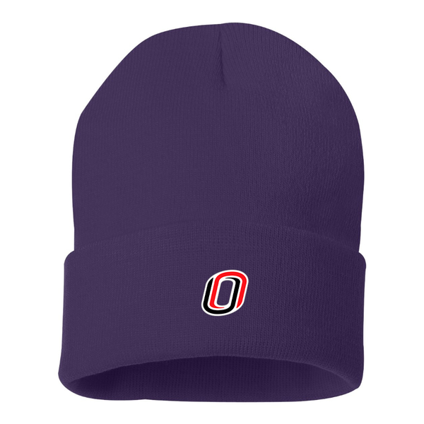 Nebraska Omaha Mavericks Logo Beanie Hat